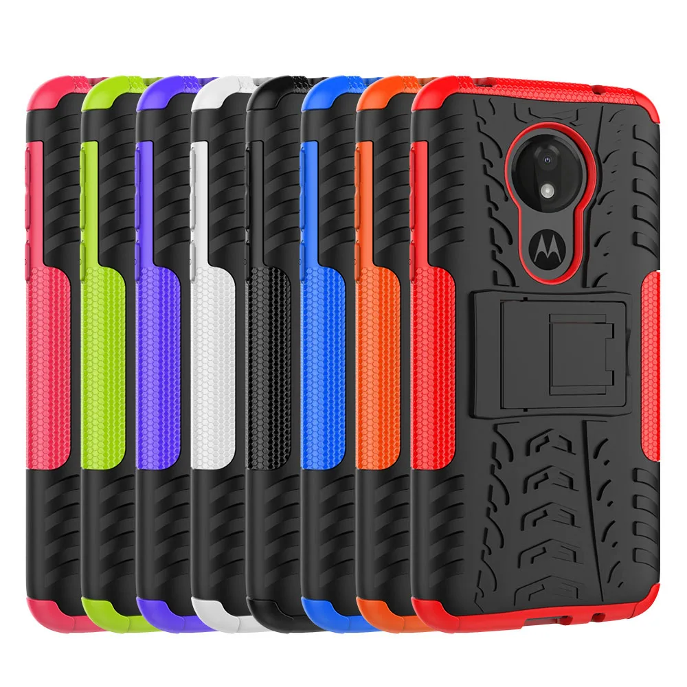 Гибридный защитный чехол из ТПУ + ПК для Motorola Moto X4 G4 G5 G5S G6 G7 E5 E4 C Plus Z Z2 Z3 Z4 Play one power P30