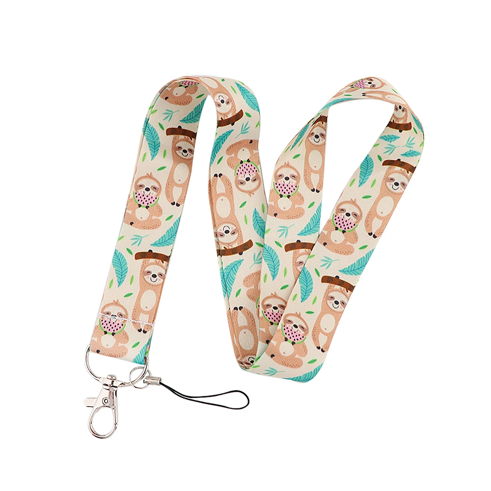 Chic Art-Inspired Lanyard with Badge Holder & Charm Accessories - Perfect