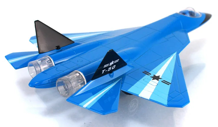Caipo Россия 5-го поколения самолет T-50 истребитель самолет воин звук и легкий сплав модели 51483A в коробке