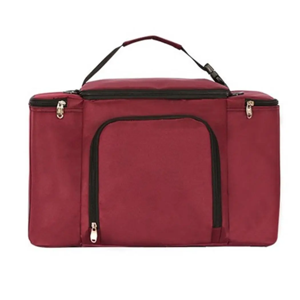 Повседневный Открытый Пикник пэчворк держать свежий квадратный изолировать открытый, Повседневный, температура 27Л Ланч мешок на молнии
