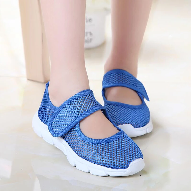 Детские кроссовки карамельных цветов дышащая сетчатая ткань спортивная обувь