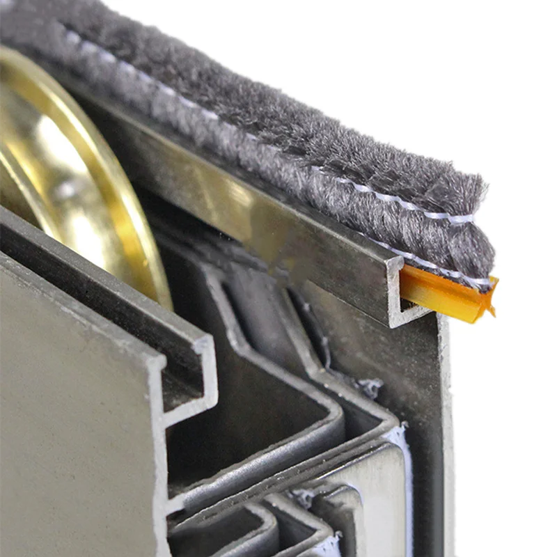 Premium Door & Window Sound Insulation Sealing Strip - Wind-Proof Brush Seal Tape