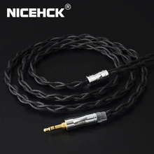 NICEHCK C4-1 монокристаллической Медь посеребренный кабель 3,5/2,5/4,4 мм разъем MMCX/2Pin/QDC/NX7 булавки для KXXS QDC NX7/F3 TANCHJIM