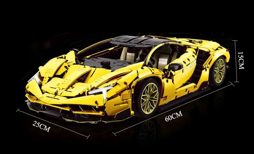 K98 Супер гоночный автомобиль модель MOC 39933 Lamborghining Centenario 1:8 гиперкар