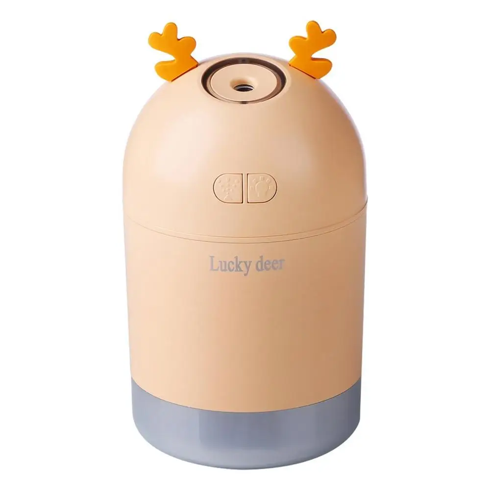 charging pink Lucky Deer увлажнитель Usb с внешней подсветкой Разъем Ins маленькая милая форма мини портативный домашний увлажнитель воздуха для офиса - Цвет: charging pink