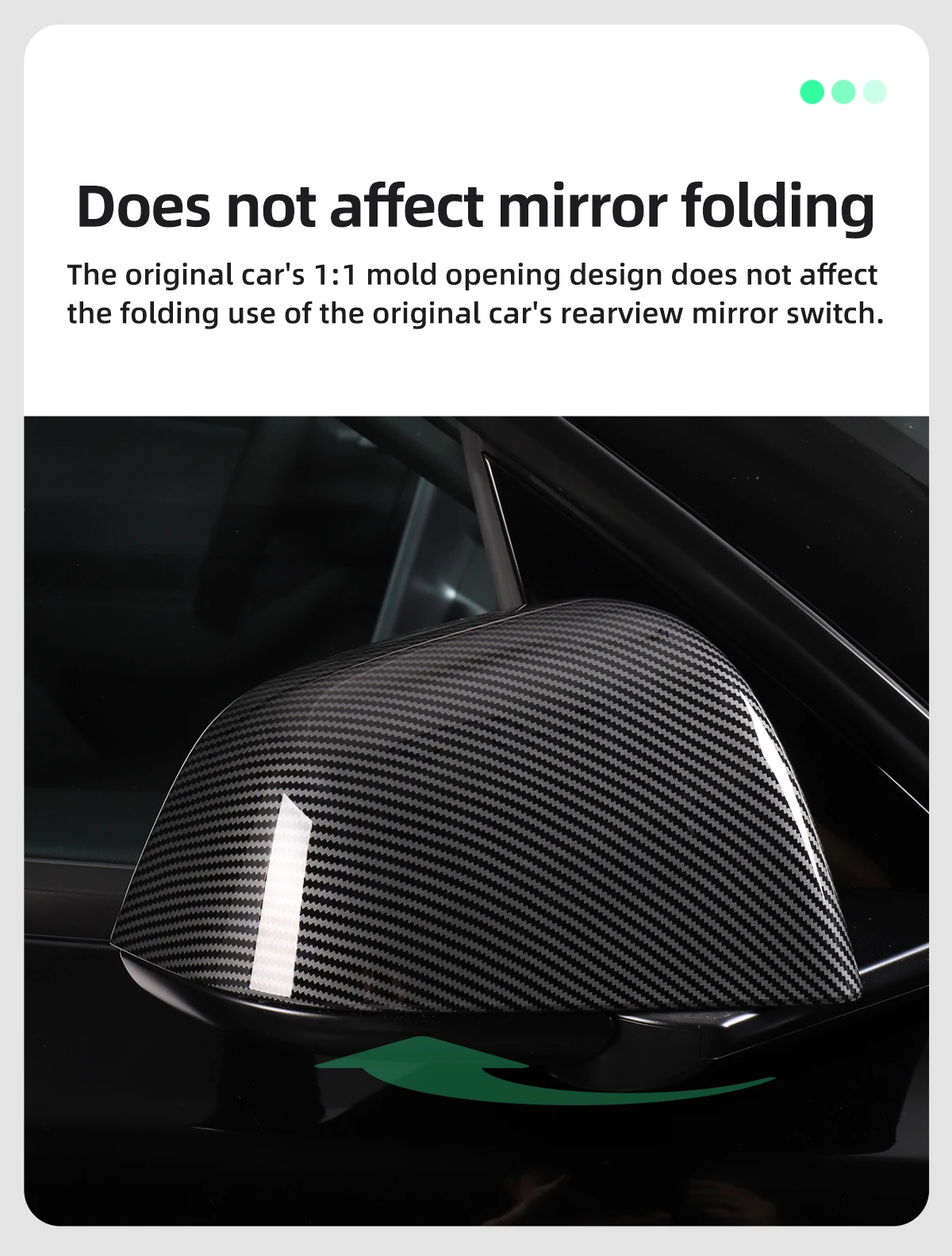 For Tesla Model 3 Model Y Car Rearview Mirror Cover Auto Exterior Accessories ABS Door Side Rear View Mirror Shell Replacement car fenders