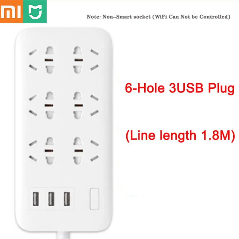 Умная розетка Xiaomi оригинальный бытовой Удлинительный кабель плата питания 3/4/5/6