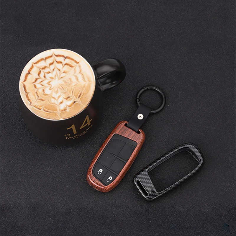Чехол для ключей автомобиля из цинкового сплава для Jeep Grand Cherokee Chrysler 300C Renegade Fiat Freemont Dodge Chrysler withkeychain