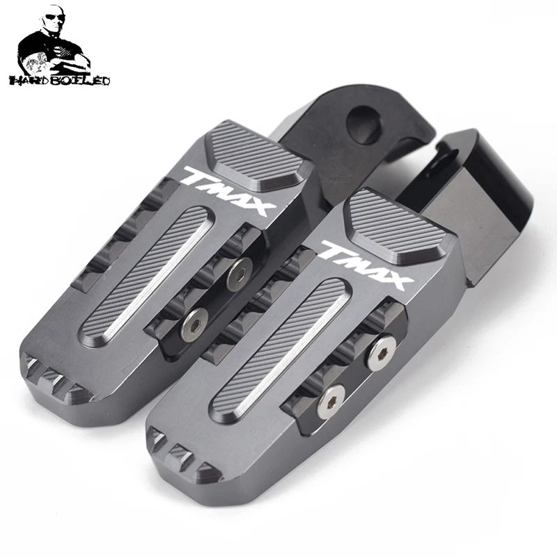 Motorcycle Rear Foot Peg Footrest CNC Rear Passenger Footrests For Yamaha Tmax 500 T-max 530 sx dx 2012-2019 2018 T Max XP500 (14)