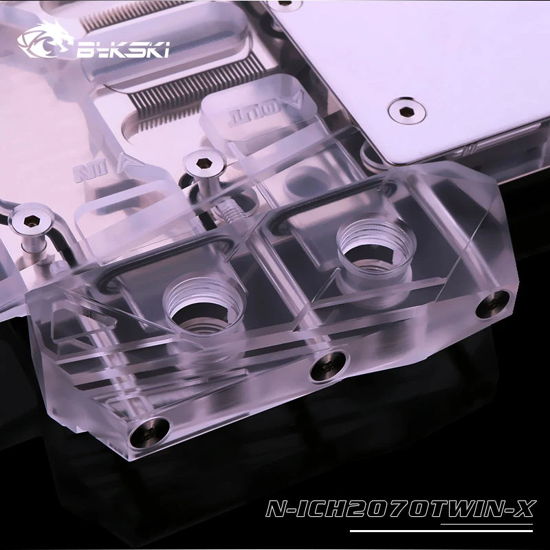 Bykski N-ICH2070TWIN-X полный охват GPU водный блок для INNO3D GEFORCE RTX 2070 Твин X2/RTX 2060 супер теплоотвод видеокарты