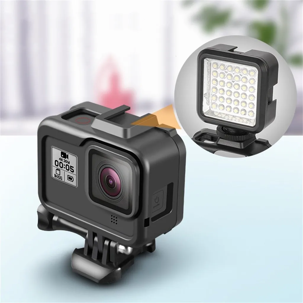 Для Gopro 8 аксессуары мягкий силиконовый корпус защитный чехол для объектива Черный подводный водонепроницаемый чехол для камеры Дайвинг Корпус