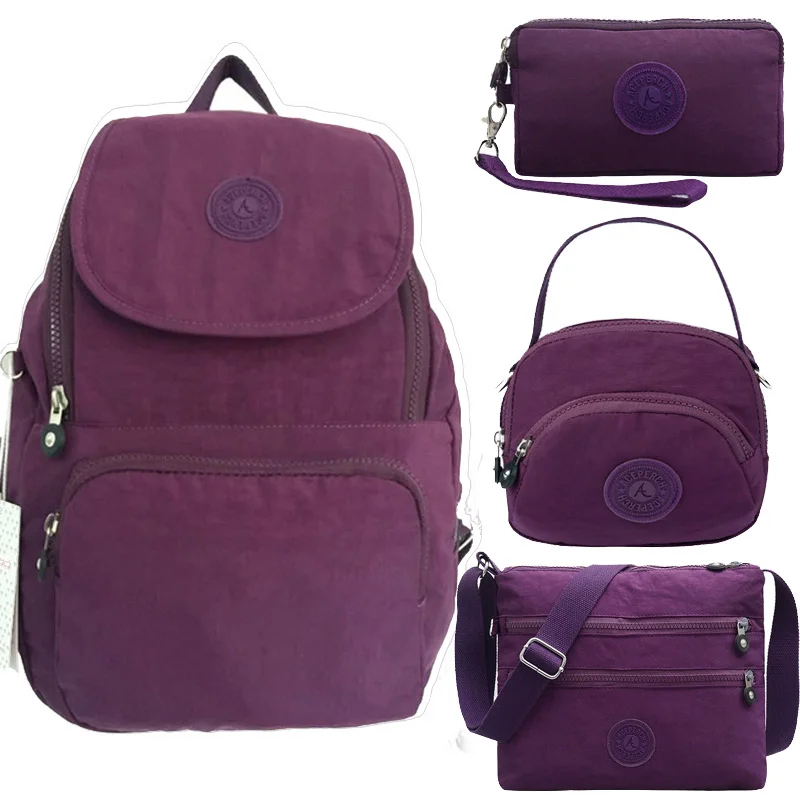 ACEPERCH Women Original School Backpack For Teenage Girl Mochila Feminina Escolar Female Monkey Backpack Nylon Waterproof Bag 5