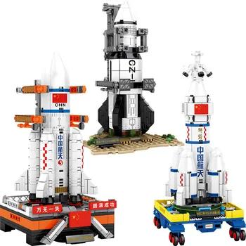 

Kids Toys Technic Building Blocks Carrier Rocket Legoinglys Bricks Educational Toys For Kids DIY Model Kit Christmas Gifts