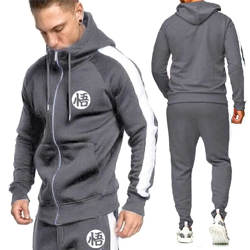 New Fall / Winter Fashion Hoodies+Pants Men's Sportswear Sets Casual Tracksuit Sweatshirts Sporting Suit Male Free Shipping