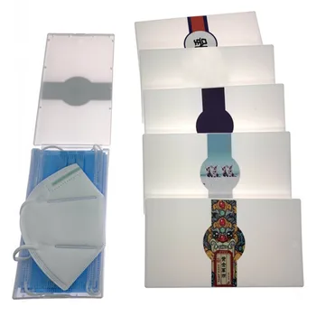 

Print Mask Portable Storage Box Portable Outdoors Temporary Face Shield Folder Anti Water Moisture Cleaning Care Organize Clips