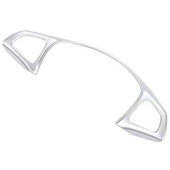 

Car Abs Chrome Steering Wheel Decoration Frame Trim For Mercedes Benz C Glc E Class W213 W205 2016-2018 Car-Styling