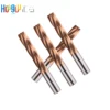 Reamer HRC60 Carbide H7 4 Flutes With 100mm High Precision Straight Shank Spiral Machine Reamer Coating Bronze Reamer 3