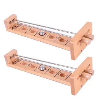 

Wooden Steel Ball Stick Board Puzzle Luban Lock Brain Teaser Game Adult Kids Toy Puzzles Brain Teaser Game Toy for Baby adult