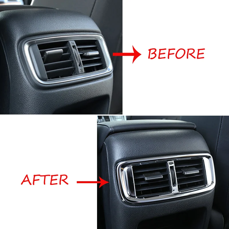 CarStyling для Honda CRV автомобильные аксессуары заднего ряда AC Vent рамка отделка Аксессуары