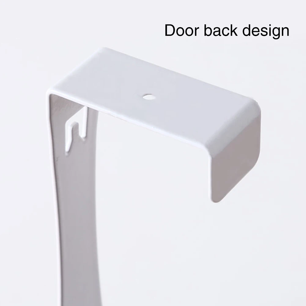 Bathroom Door Hooks Home Bedroom Holder Hanging Towel Decorative Screw Free Rack Bag Hat Clothes Right Angle Tower Shape
