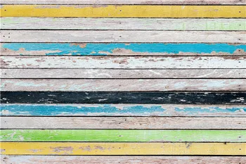 

Vinyl Custom Photography Backdrops Props Flower and Wood planks theme Photo Studio Background 20027-31