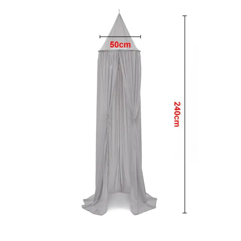 New Nordic Chiffon Mosquito Net Hanging Dome Princess Bed Canopy Ins Style Kids Playing Tent for Nursery Kids Room Decoration