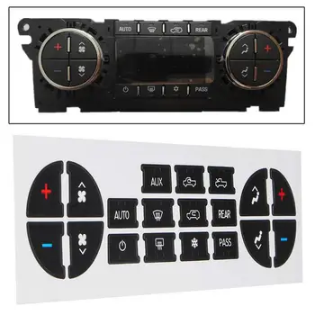 

3 Pcs Type A B C D 16-key AC Button Repair Decals Stikers Central Control Radio Button Stikers Kit For Fixing Worn Interior