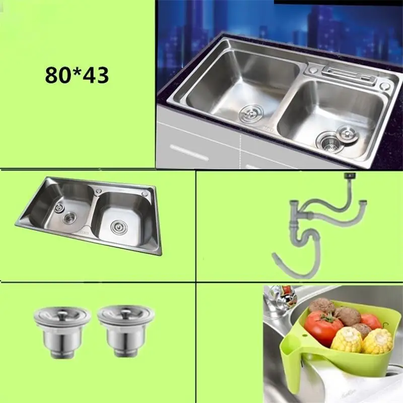 Version D Manos Wasbak Umywalka Inox Acero Inoxidable Banheiro kitchen Cuba Pia Cozinha Lavabo Fregadero De Cocina мойка для овощей - Цвет: Version D