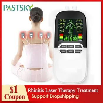 

8 Models Electric herald Tens Muscle Stimulator EMS Acupuncture Body Massager with Nose Rhinitis Laser Digital Therapy Machine