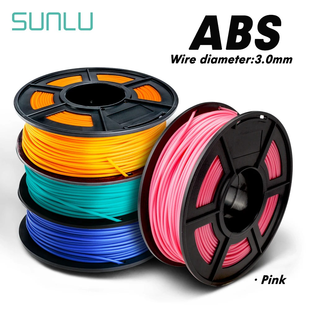 ABS 3d Принтер Нити 3,00 мм экструдированный без пузырьков принтер расходные материалы 1 кг с катушкой ABS нити сублимации поставки