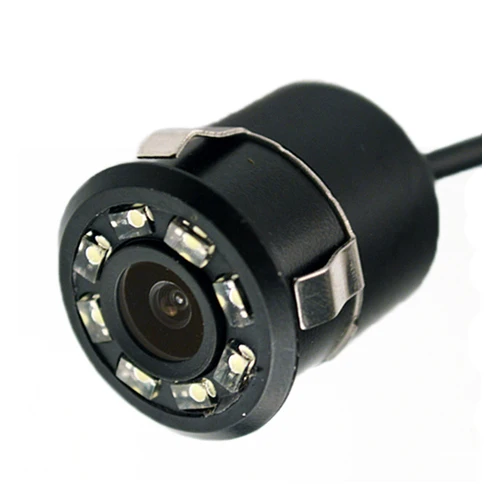 8Led Camera Rear Tefanball автомобильный рекордер " ips Двойной объектив Автомобильный видеорегистратор FHD 1080P Dashboard камера g-сенсор монитор парковки WDR - Название цвета: 8Led Camera Rear
