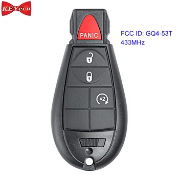 

KEYECU for Jeep Cherokee for RAM 1500 2500 3500 4500 Remote Key Fob Fobik GQ4-53T 68105083 433MHz
