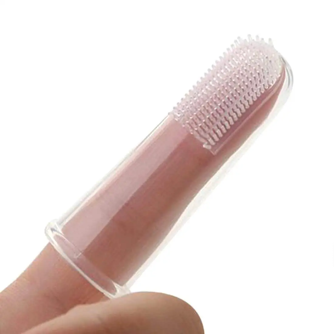 

Big deal Cat Dog Oral Care Massager Toothbrush Soft PLASTIC Finger Brush