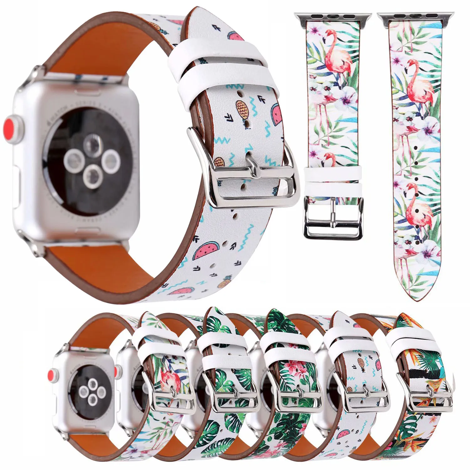 Ремешок для наручных часов Apple Watch Series 4/3/2/1 ремешок 38 мм 42 44 мм 40 мм кожаный Bling наручных часов Iwatch, ремешок для наручных часов с блестками