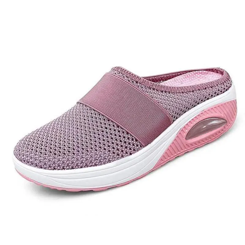Women Wedge Slippers Premium Slippers Vintage Anti-slip Casual Female Platform Retro Shoes Plus Size Orthopedic Diabetic Sandals 3