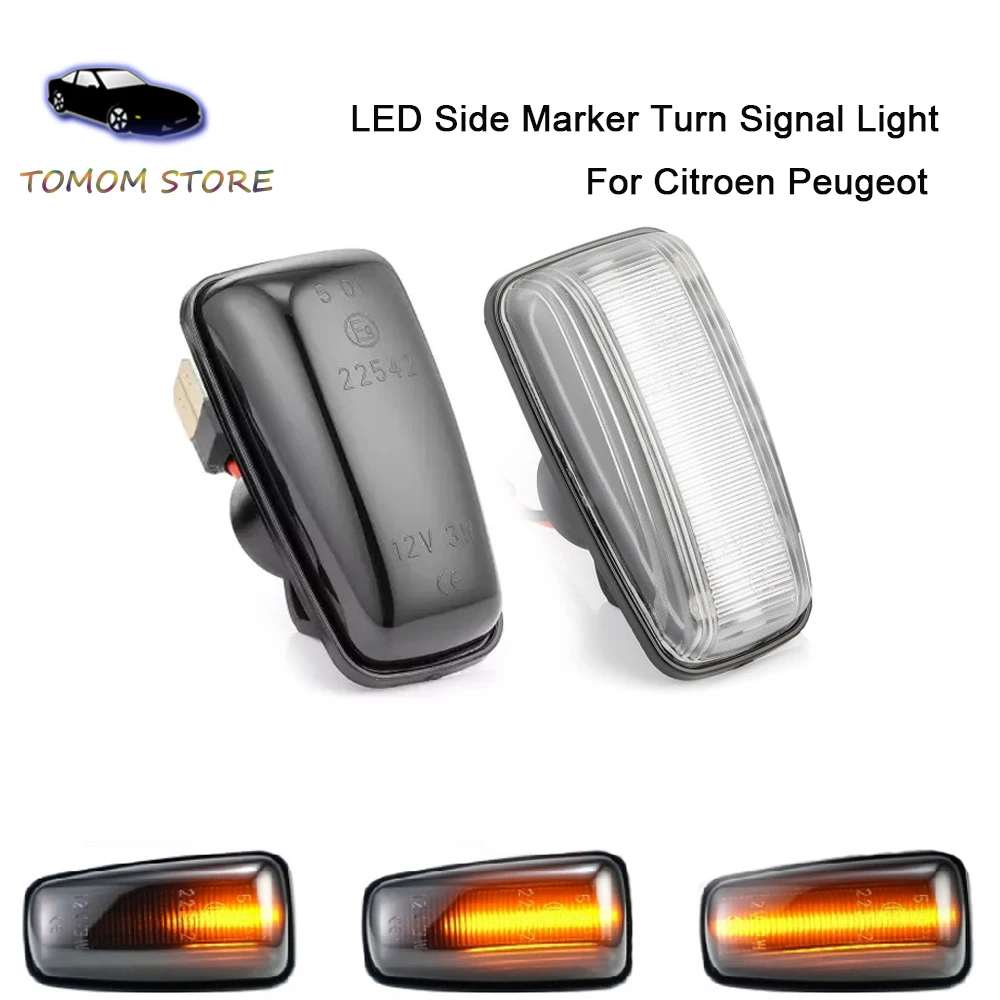 

Dynamic LED Side Marker Light Signal Blinker For Citroen Berlingo Jumpy Saxo Xantia Xm ZX Peugeot 106 306 406 806 EXPERT PARTNER