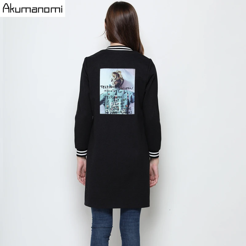 Осенне-зимний Тренч, пальто, плюс размер, 5XL-L, черный, Повседневный, воротник-стойка, длинный рукав, карман, женская одежда, Весенняя верхняя одежда, топы