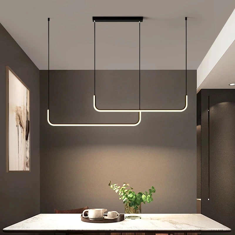 Modern led Pendant Light for Dining Room Suspension luminaire Hanging LED Lamp Lustre Office kitchen table | Лампы и освещение
