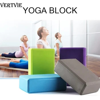 

VERTVIE High Density EVA Yoga Block Colorful Foam Block Pilates Brick Fitness Exercises Stretch Health Training Shaping