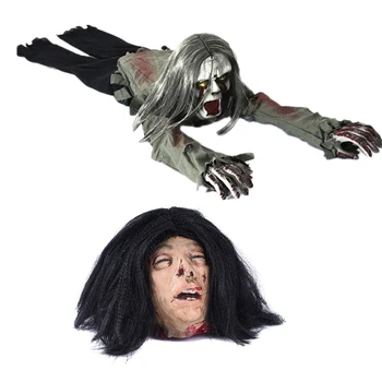 

Halloween Decoration, Haunted House, Escape, Simulation, Human Head, Horror, Scorpion & Halloween Party Decorations Horror Layou