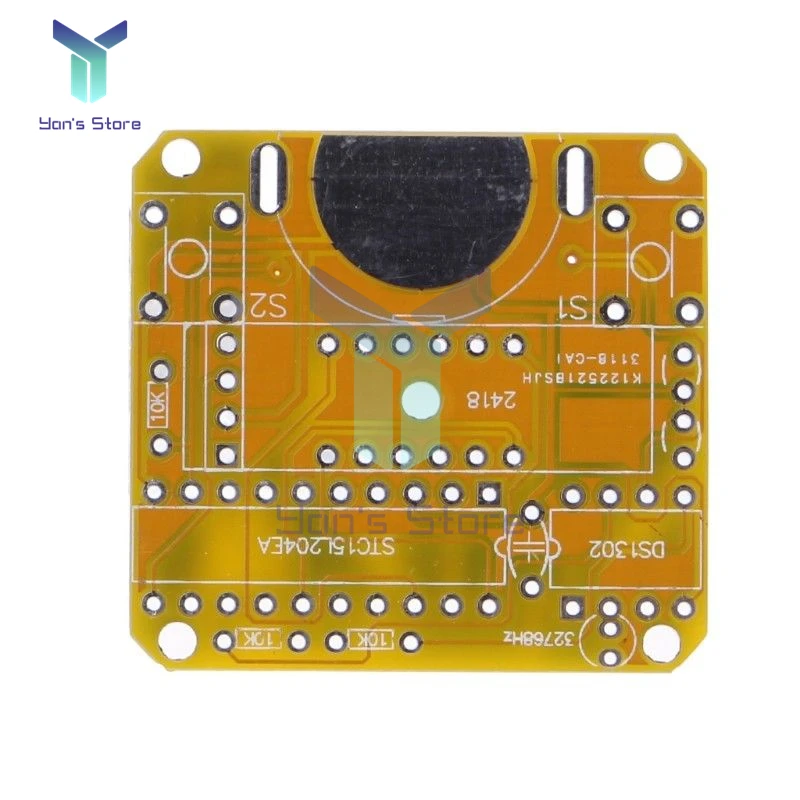 Digital Watch Electronic Clock DIY Kit Single-chip LED Digital Electronic Watches Clock Module LED With Transparent Cover lcd digital clock,digital desk clock,digital clock,digital table clock