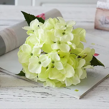 

Small short branch British hydrangea flower box material vases for home decor soft wedding handmade diy wreath artificial flower