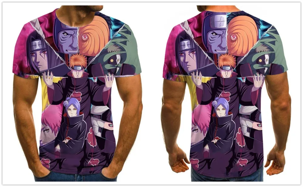 Naruto - All Cool Characters Themed Graphic T-Shirts (20 Designs)
