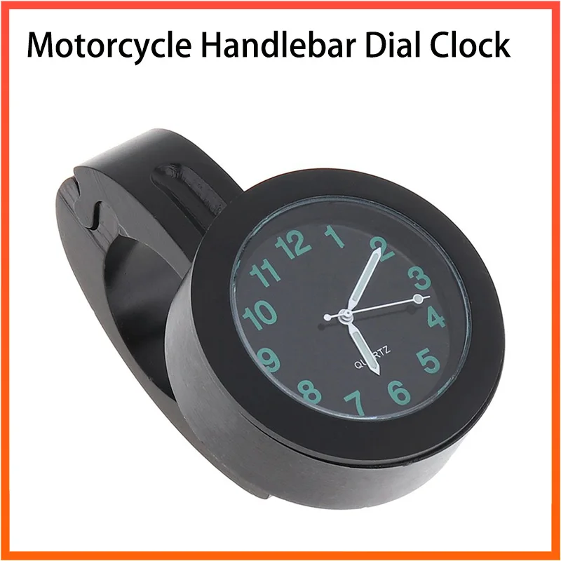 

Universal Mini Waterproof Bike Watch Grow In Dark Clock Motorcycle Alluminum Alloy Dial for Mounting Bicycle Handlebar