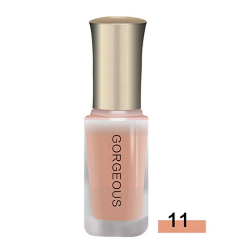 11 New Nail Polish Candy Nude Color Quick-drying Translucent Jelly Nail Polish 10ML Environmental Protection Lasting Unpeelable Hot - Color: 11