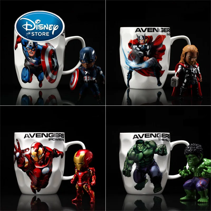 Новый Disney с героями комиксов Марвел 450 мл Керамика чашка рисунком супер-герой Тор