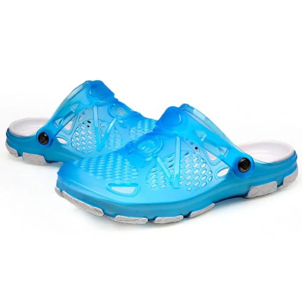 Summer Flat Beach Sandals Hole Sandals Extra Large Couple Shoes Fat Feet Wide Feet Fat With Sandals And Slippers