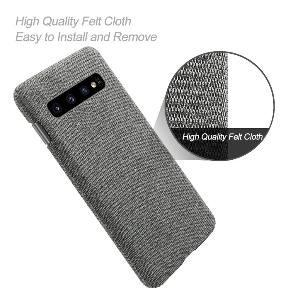 Custodia In Tessuto Ultra Sottile Antiscivolo Per Samsung Galaxy S10 S10 Plus S10 E Custodia Per Telefono Antigoccia Per Galaxy S10 Plus S10E