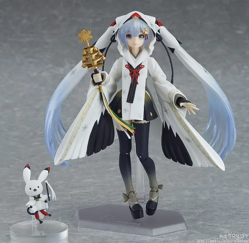 

Meng Poetry Toy Figma 045 Crane Snow Hatsune Crane Witch Ver. Mobile Boxed Garage Kit