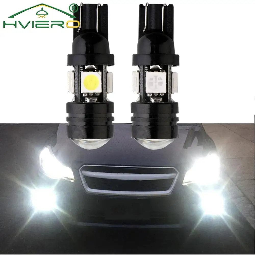 2 шт. светодиодные автолампы белого красного синего цвета 196 168 4SMD 5050 | Лампы и